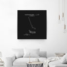 Hockey Stick Patent - Black by Finlay McNevin on GIANT ART - black typography