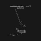 Hockey Stick Patent - Black by Finlay McNevin on GIANT ART - black typography