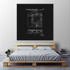 Record Player Patent - Black by Finlay McNevin on GIANT ART - black typography