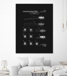 Toothbrush Patent - Black by Finlay McNevin on GIANT ART - black typography