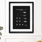 Toothbrush Patent - Black by Finlay McNevin on GIANT ART - black typography