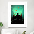 Le Pianoquarium by Cyril Rolando on GIANT ART - green digital painting