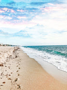 A Walk On The Beach by Uma Gokhale on GIANT ART - blue photo illustration