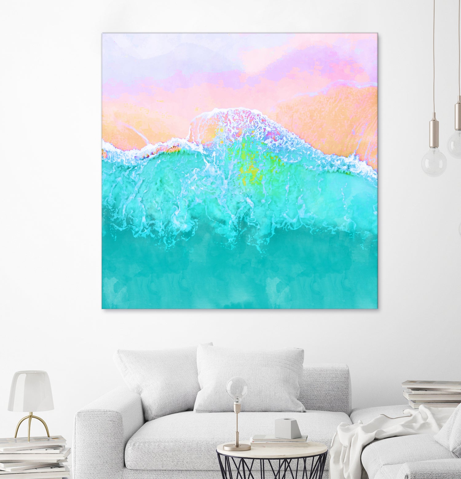 The Sea by Uma Gokhale on GIANT ART - blue digital painting