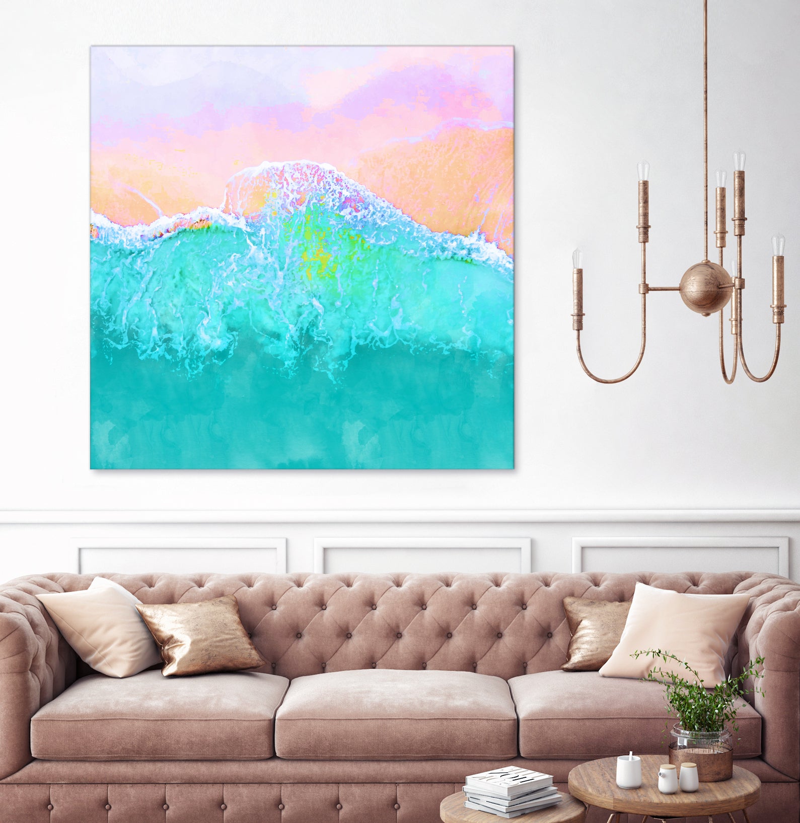 The Sea by Uma Gokhale on GIANT ART - blue digital painting