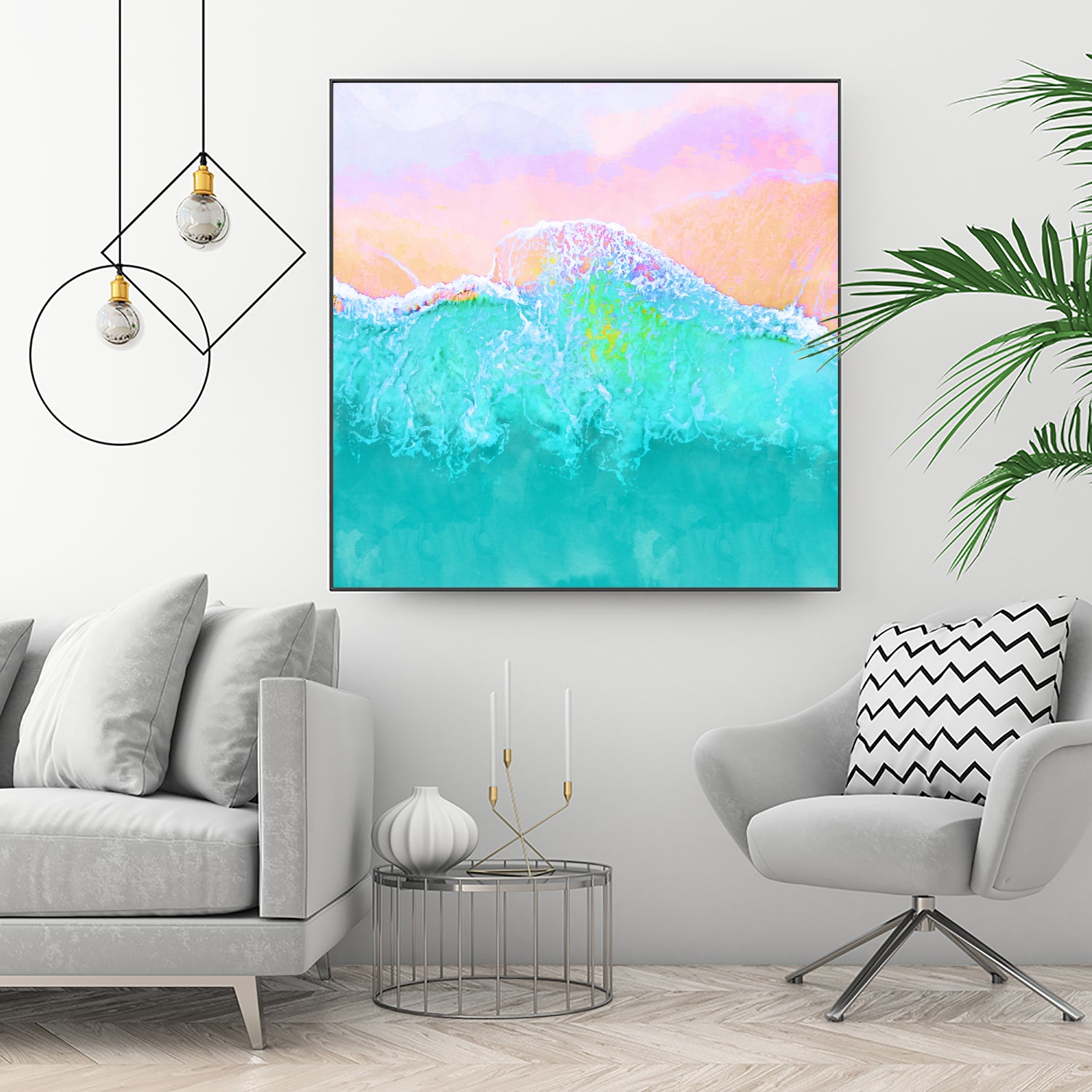 The Sea by Uma Gokhale on GIANT ART - blue digital painting