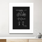 Tandem Bicycle Patent - Black by Finlay McNevin on GIANT ART - black typography