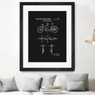 Tandem Bicycle Patent - Black by Finlay McNevin on GIANT ART - black typography