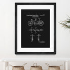 Tandem Bicycle Patent - Black by Finlay McNevin on GIANT ART - black typography