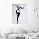 Fashion watercolor portrait by enmo enmo lin on GIANT ART - white photo illustration