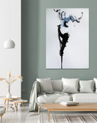 Fashion watercolor portrait by enmo enmo lin on GIANT ART - white photo illustration