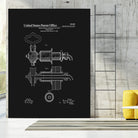 Beer Faucet Patent - Black by Finlay McNevin on GIANT ART - black typography