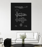 Beer Faucet Patent - Black by Finlay McNevin on GIANT ART - black typography