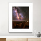 Peggy's Cove Milky Way by Lorenzo Bustillo on GIANT ART - gray photo illustration