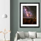 Peggy's Cove Milky Way by Lorenzo Bustillo on GIANT ART - gray photo illustration