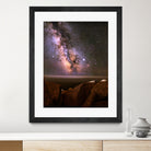 Peggy's Cove Milky Way by Lorenzo Bustillo on GIANT ART - gray photo illustration