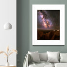 Peggy's Cove Milky Way by Lorenzo Bustillo on GIANT ART - gray photo illustration