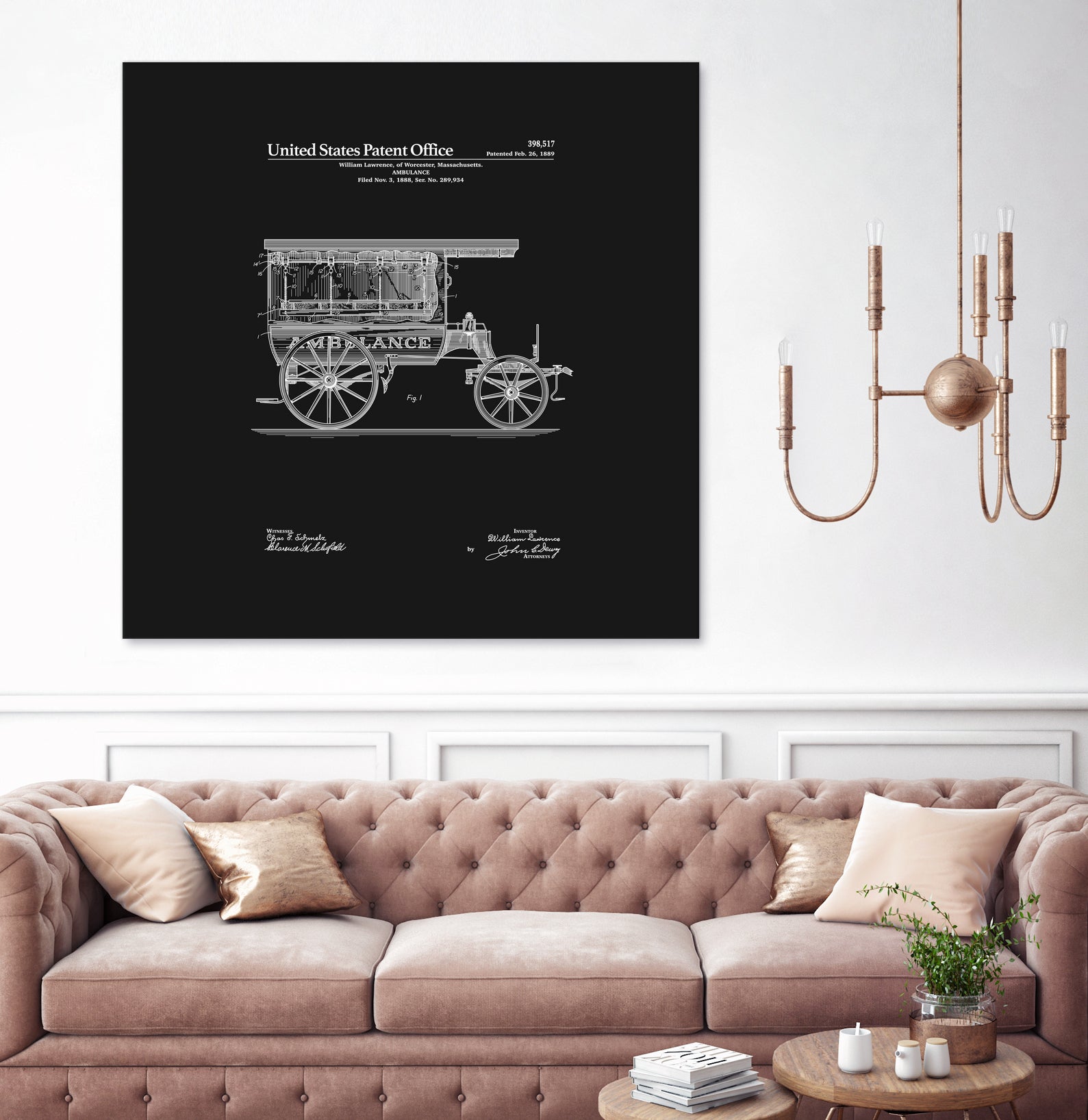 Ambulance Patent - Black by Finlay McNevin on GIANT ART - black typography