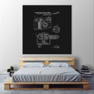 Camera Patent - Black by Finlay McNevin on GIANT ART - black typography