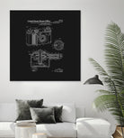 Camera Patent - Black by Finlay McNevin on GIANT ART - black typography