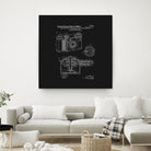 Camera Patent - Black by Finlay McNevin on GIANT ART - black typography