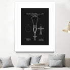 Stethoscope Patent - Black by Finlay McNevin on GIANT ART - black typography