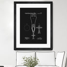 Stethoscope Patent - Black by Finlay McNevin on GIANT ART - black typography