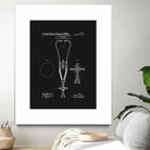 Stethoscope Patent - Black by Finlay McNevin on GIANT ART - black typography