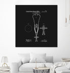 Stethoscope Patent - Black by Finlay McNevin on GIANT ART - black typography