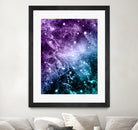 Purple Teal Galaxy Nebula Dream #4 #decor #art by Anita & Bella Jantz on GIANT ART - fuchsia photo illustration