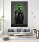 The son of man by Octavian Mihai Mielu on GIANT ART - green photo manipulation