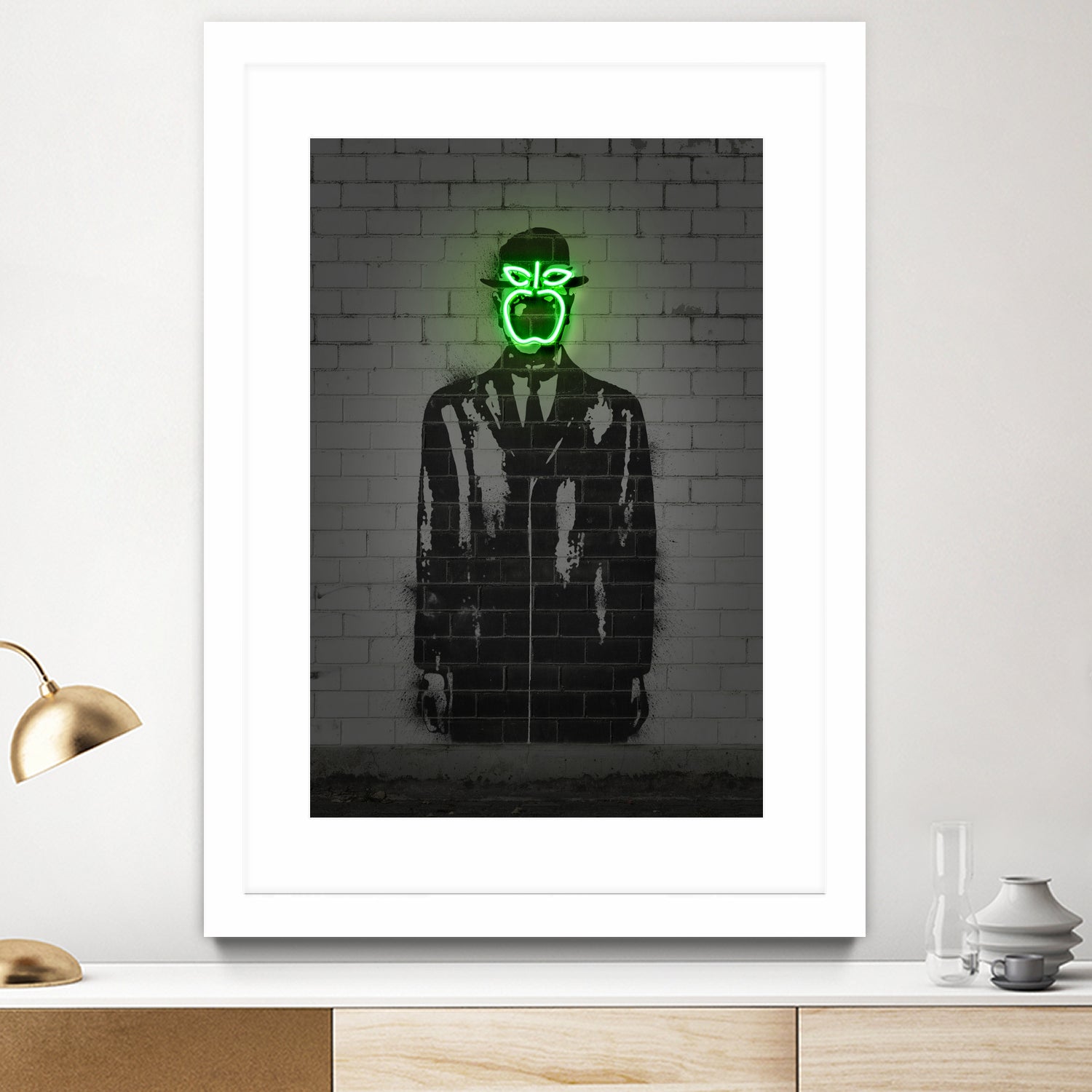 The son of man by Octavian Mihai Mielu on GIANT ART - green photo manipulation