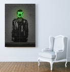 The son of man by Octavian Mihai Mielu on GIANT ART - green photo manipulation