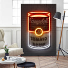 Soup Can by Octavian Mihai Mielu on GIANT ART - red photo manipulation