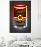 Soup Can by Octavian Mihai Mielu on GIANT ART - red photo manipulation