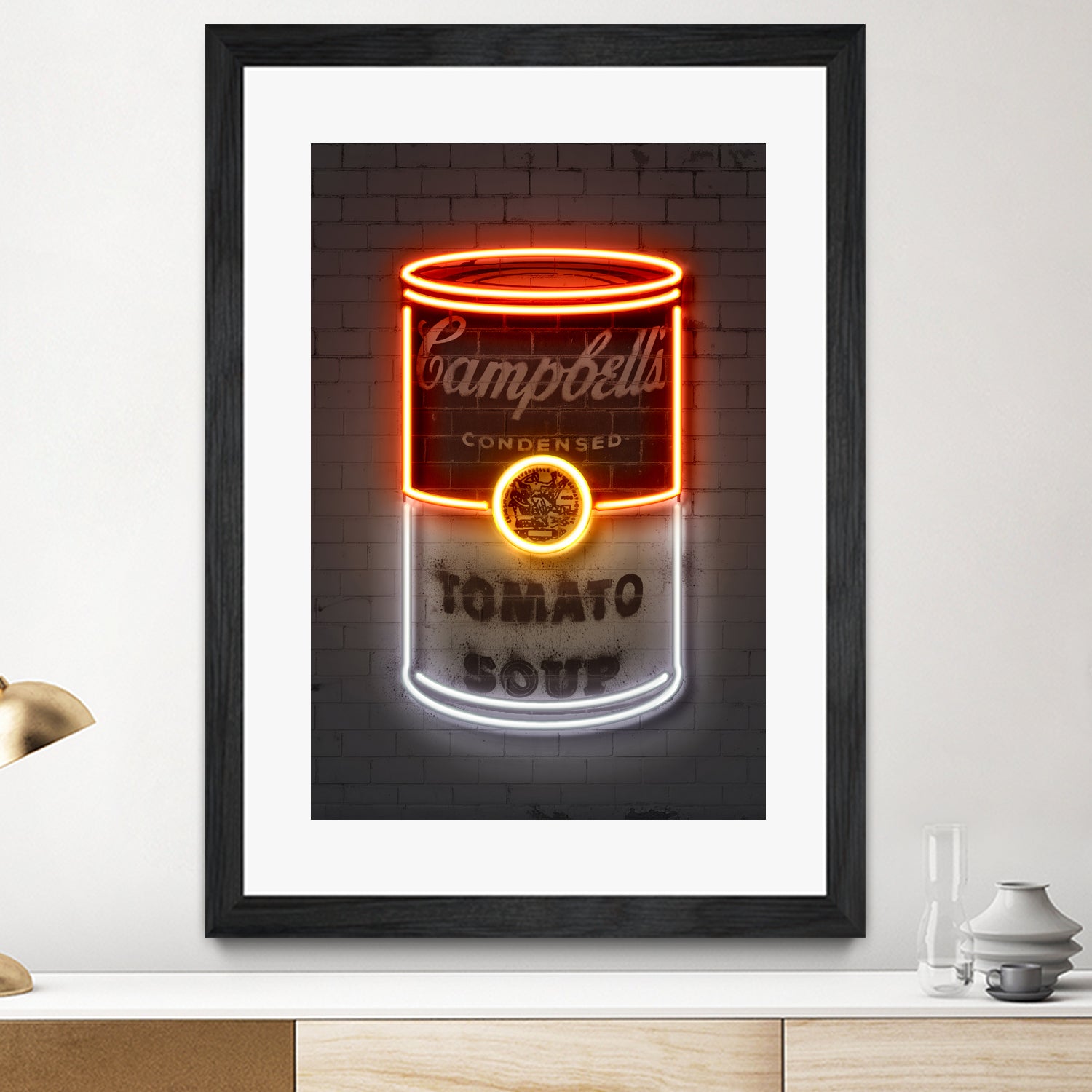 Soup Can by Octavian Mihai Mielu on GIANT ART - red photo manipulation