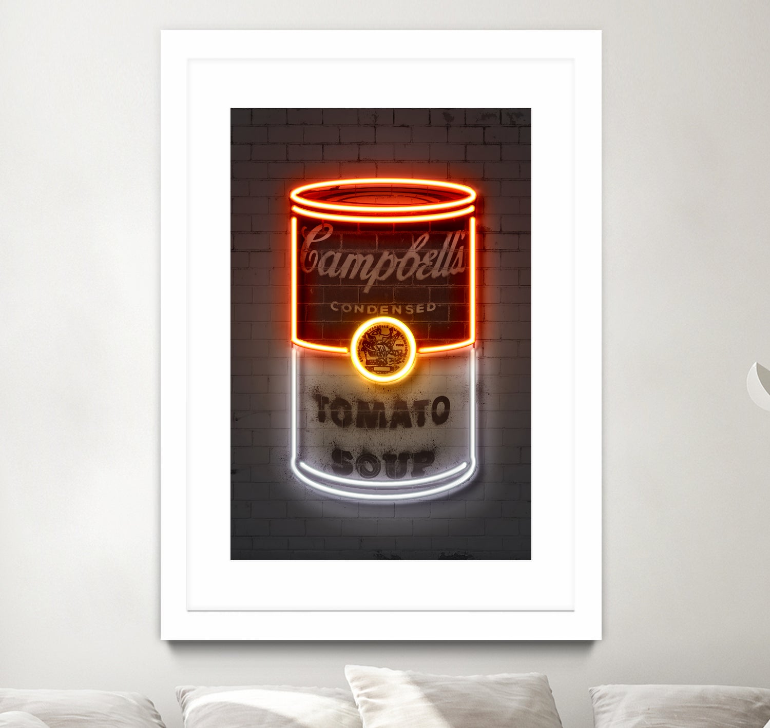 Soup Can by Octavian Mihai Mielu on GIANT ART - red photo manipulation