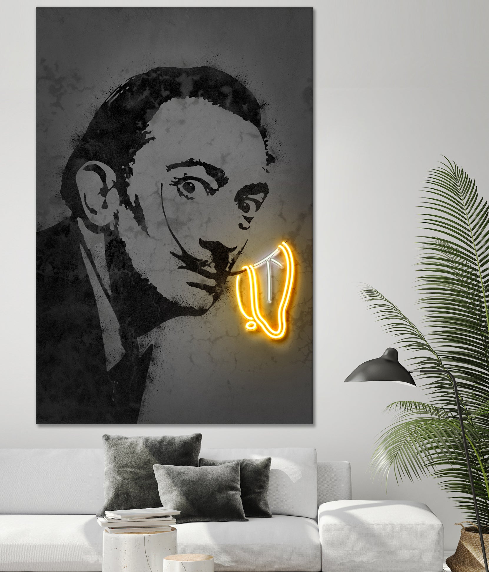 Dali by Octavian Mihai Mielu on GIANT ART - gray photo manipulation