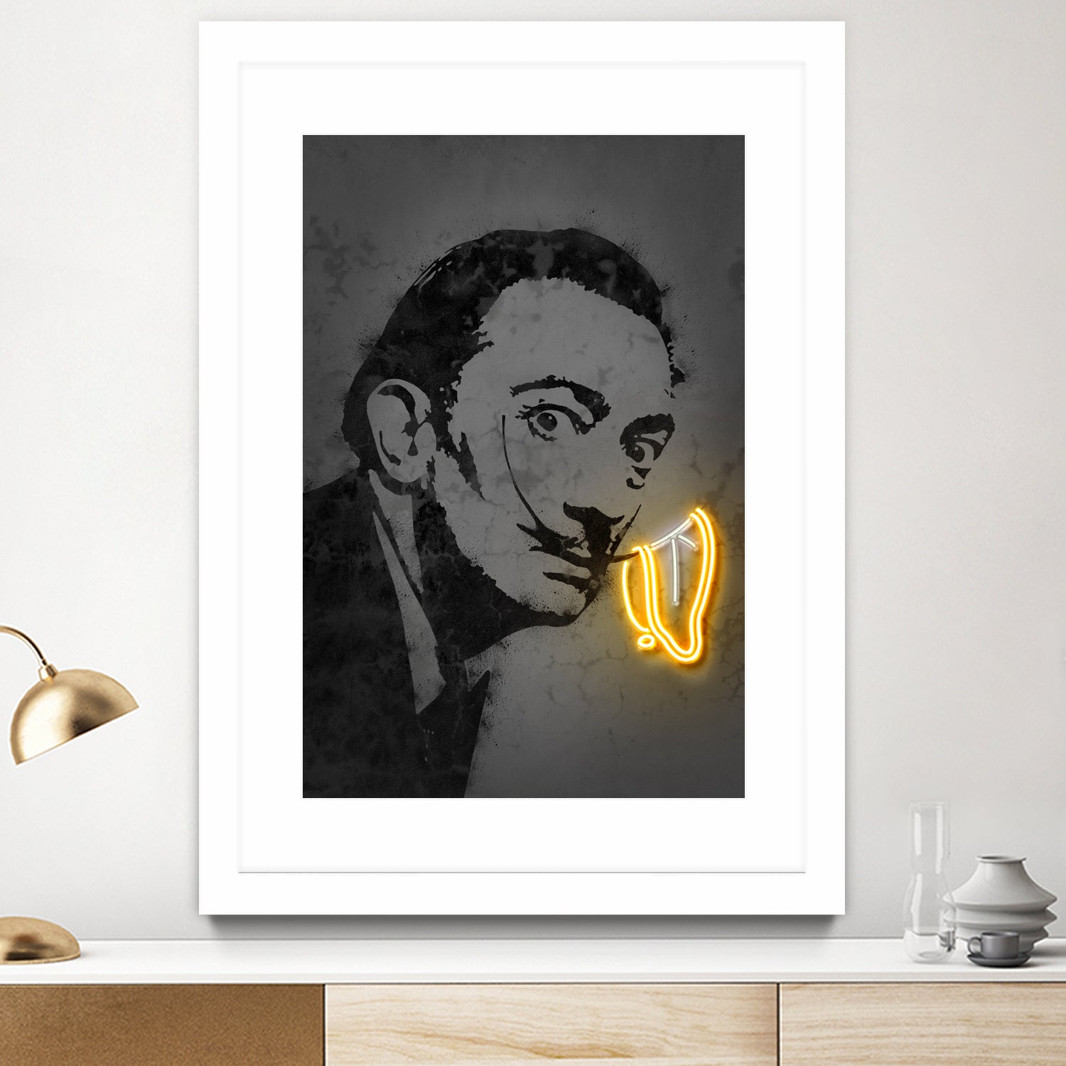 Dali by Octavian Mihai Mielu on GIANT ART - gray photo manipulation