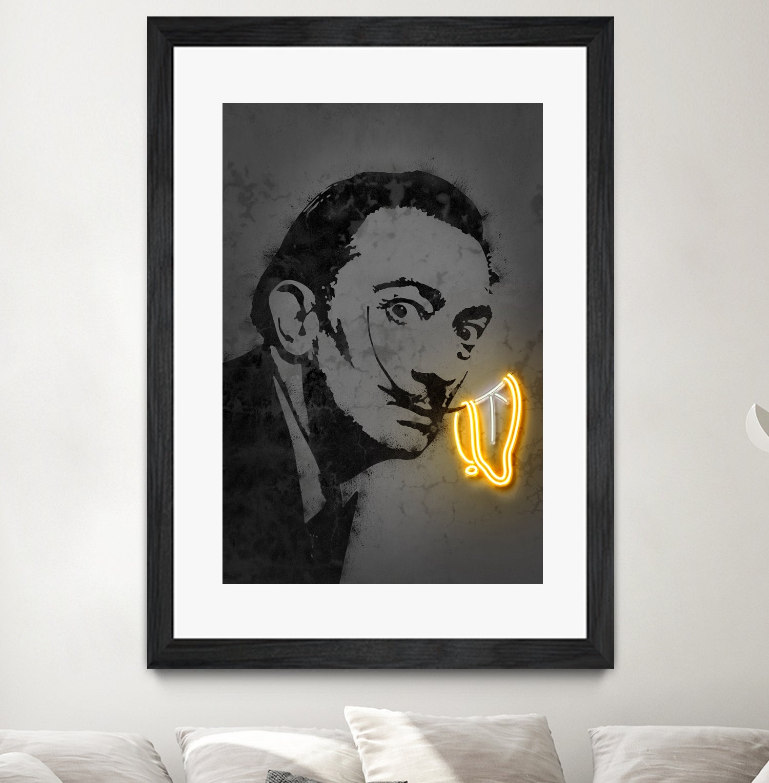 Dali by Octavian Mihai Mielu on GIANT ART - gray photo manipulation