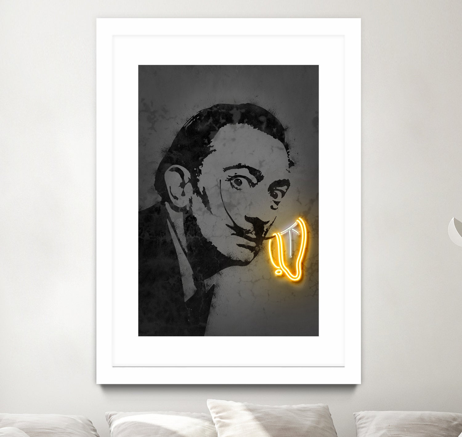 Dali by Octavian Mihai Mielu on GIANT ART - gray photo manipulation