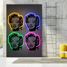 Marilyn Pop by Octavian Mihai Mielu on GIANT ART - gray photo manipulation