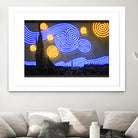 Starry Night by Octavian Mihai Mielu on GIANT ART - blue photo manipulation