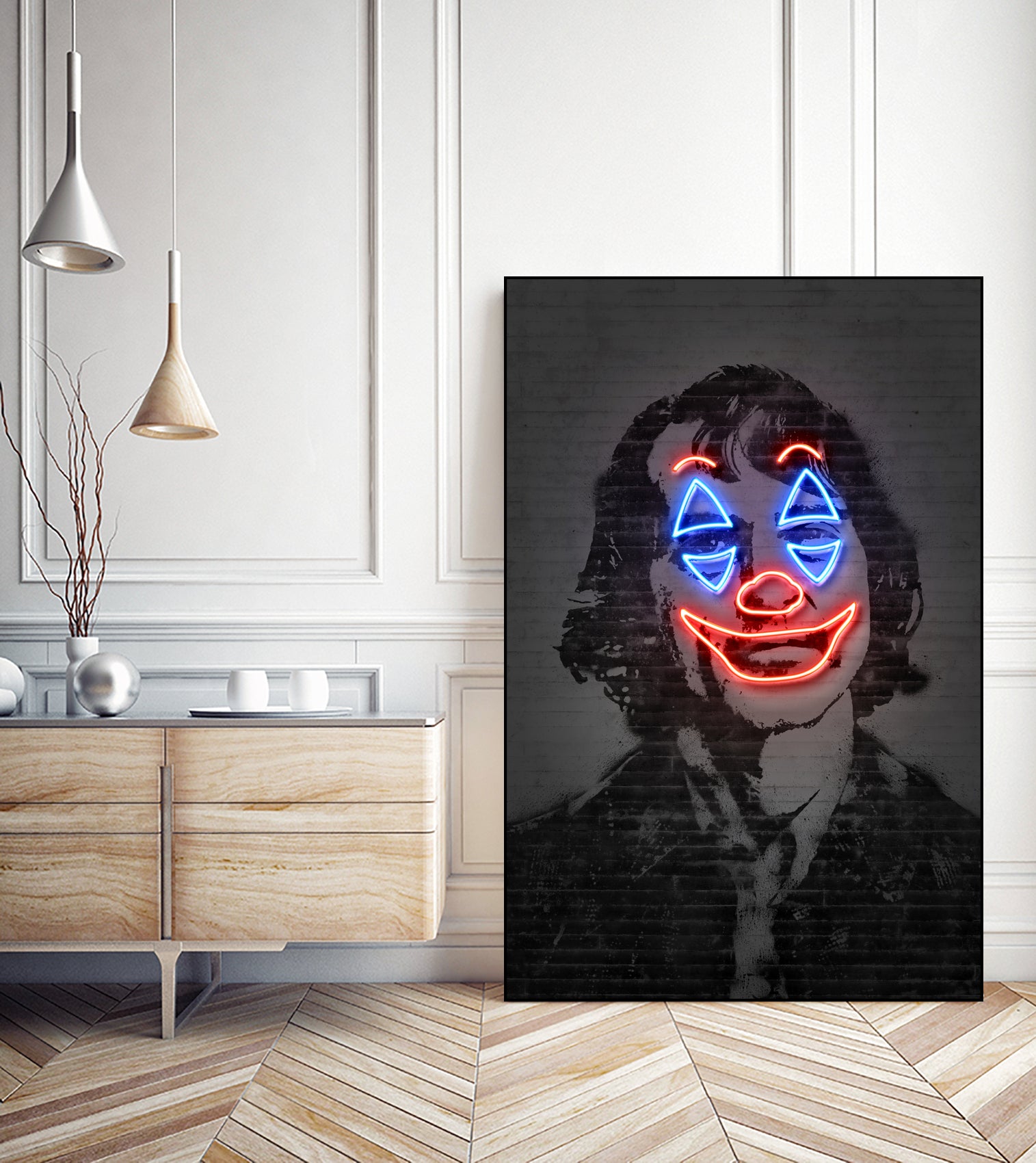 Joker by Octavian Mihai Mielu on GIANT ART - gray photo manipulation