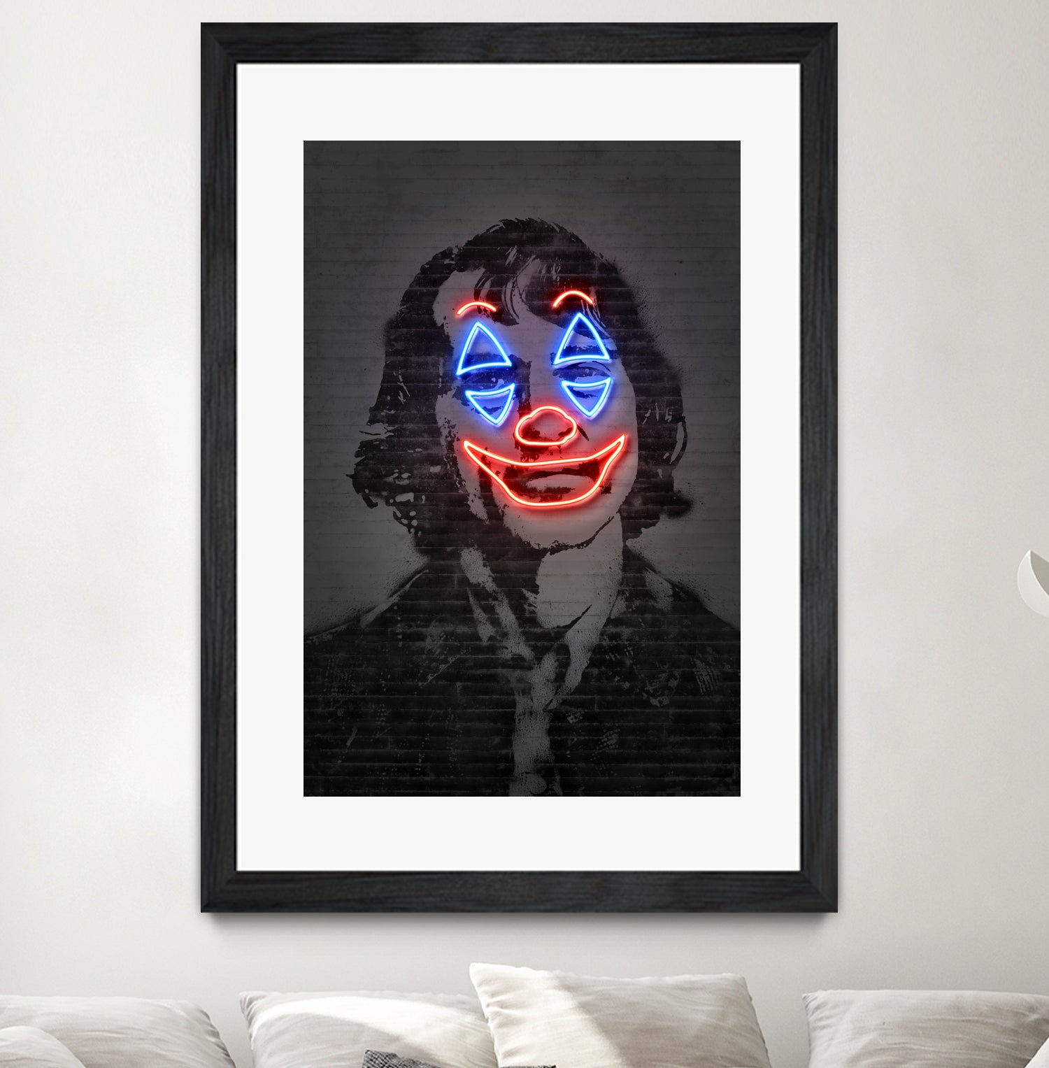 Joker by Octavian Mihai Mielu on GIANT ART - gray photo manipulation