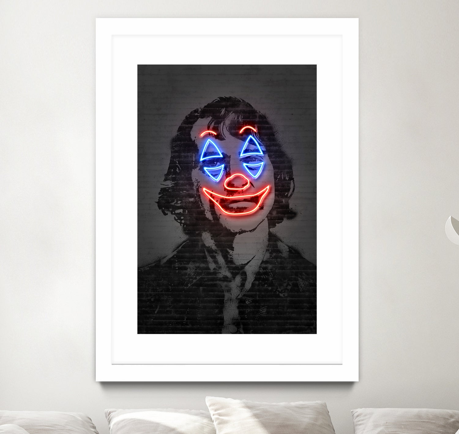 Joker by Octavian Mihai Mielu on GIANT ART - gray photo manipulation