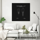 Thomas Edison Light Bulb Patent - Black by Finlay McNevin on GIANT ART - black typography