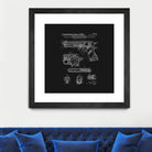 Colt 1911 Handgun Patent - Black by Finlay McNevin on GIANT ART - black typography