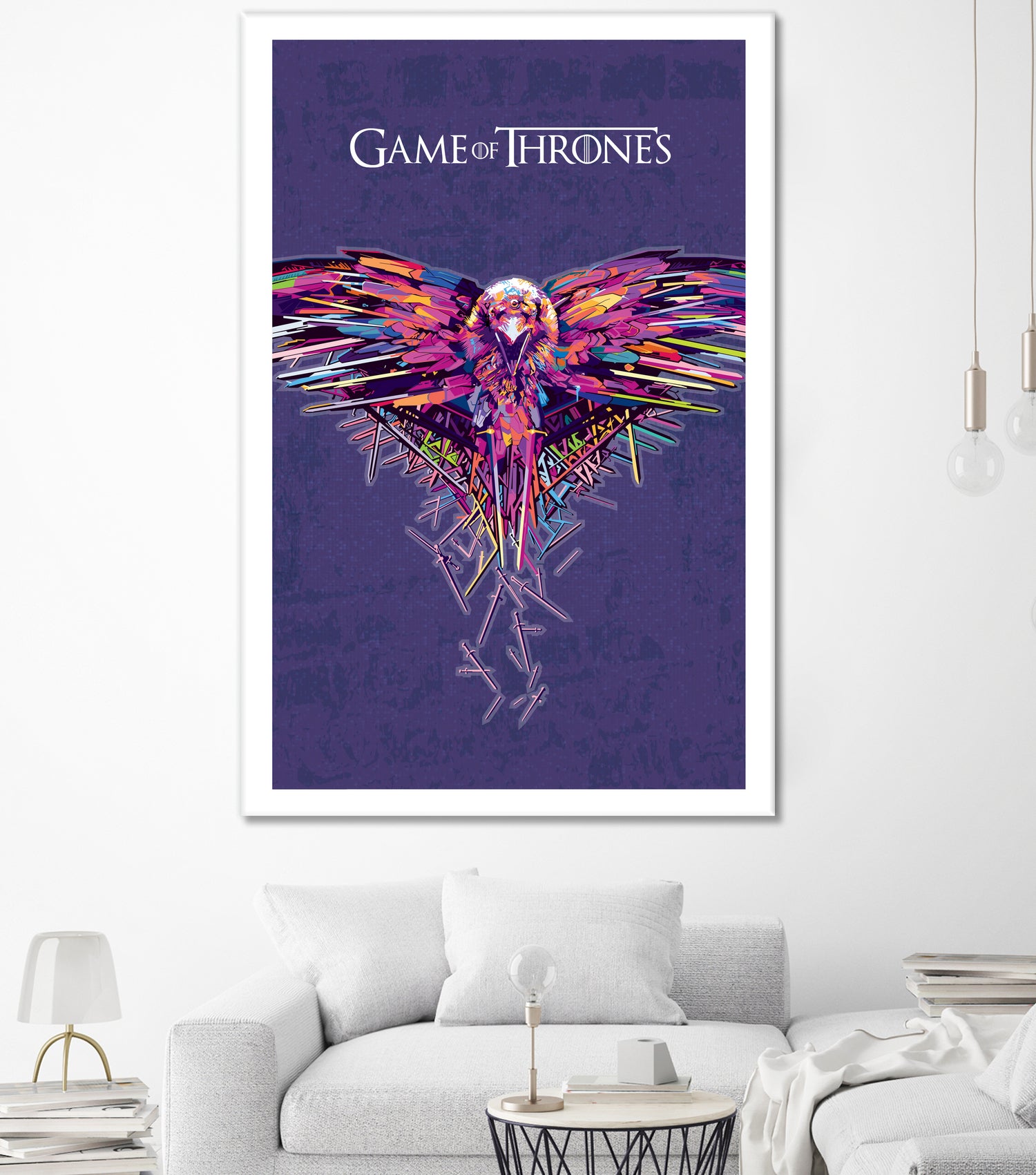 Game Of Thrones by johan musa on GIANT ART - red photo illustration