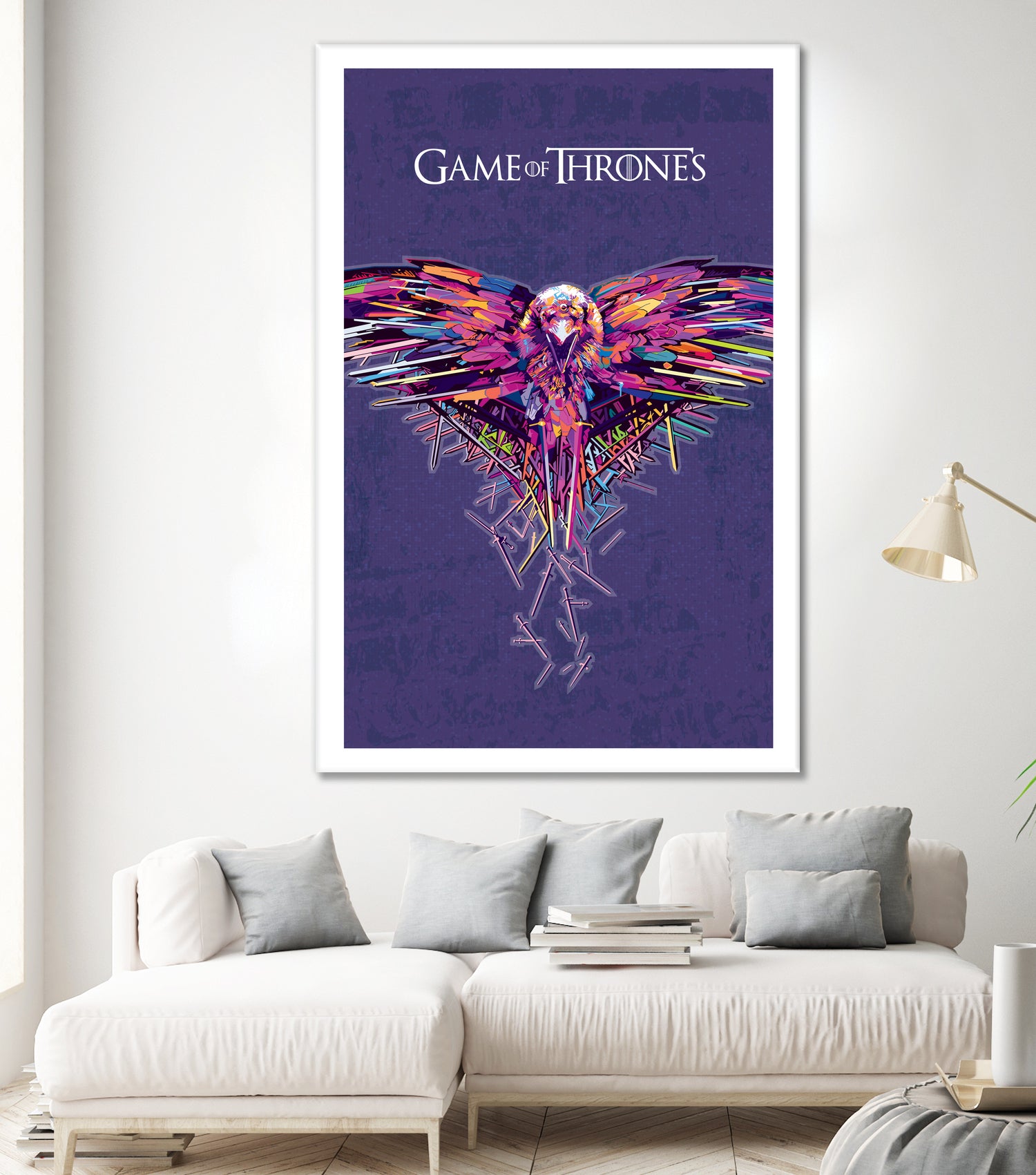 Game Of Thrones by johan musa on GIANT ART - red photo illustration